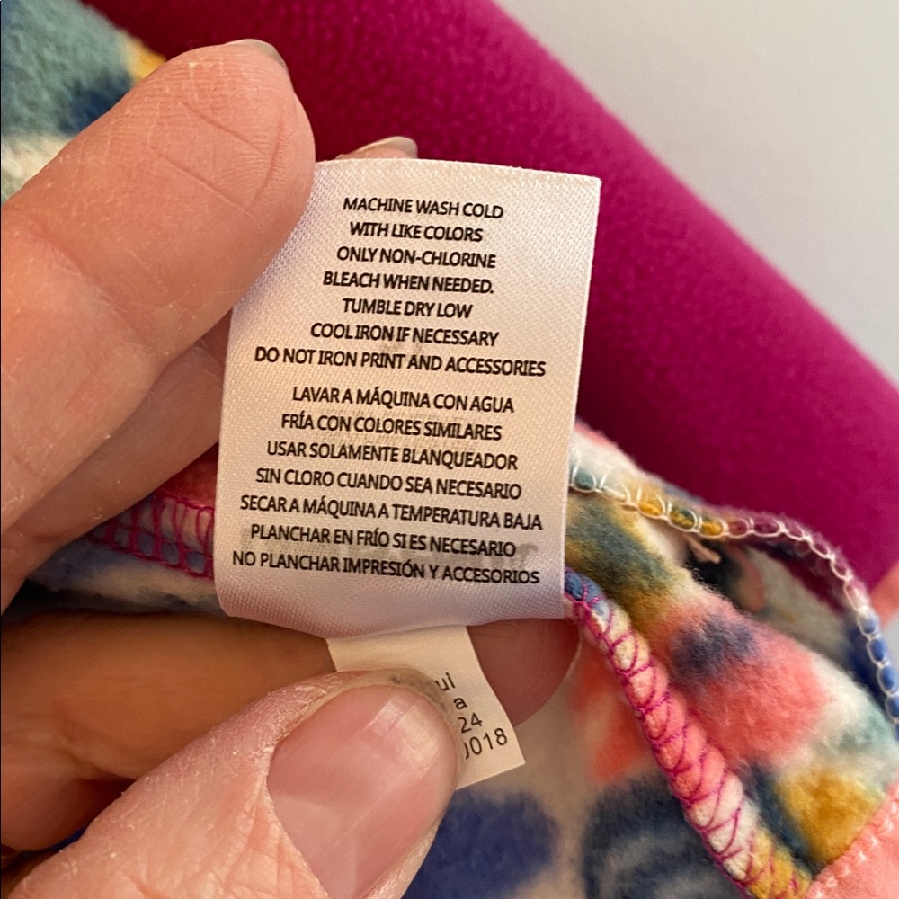 Lands End Toddler Girl Fleece Jacket - Picture 9 of 9